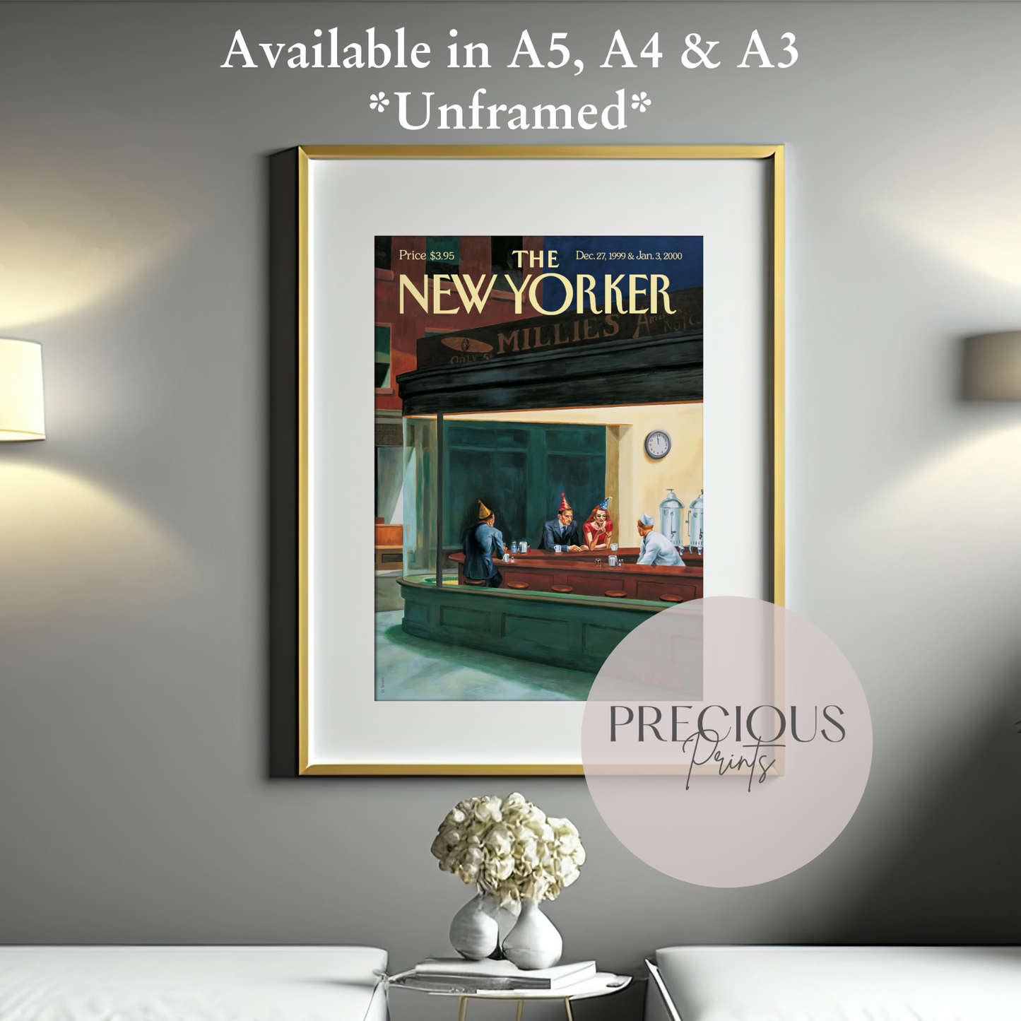 The New Yorker Poster 1999 Vintage Classic Wall Art Unframed Fast Free Delivery