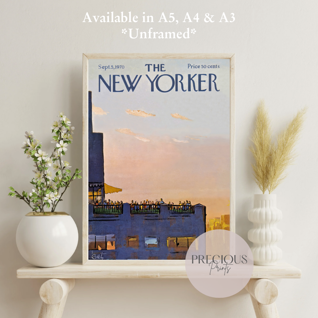 The New Yorker 5 September 1970 Wall Art Print / Artist Arthur Getz