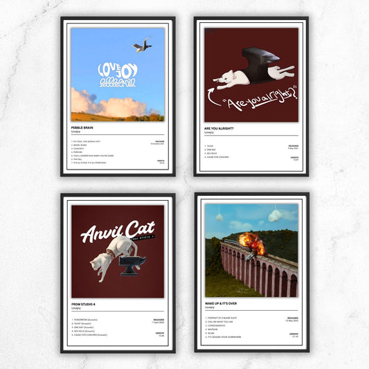 Lovejoy Album Cover Wall Poster |  Music | A5 A4 A3 Full Collection