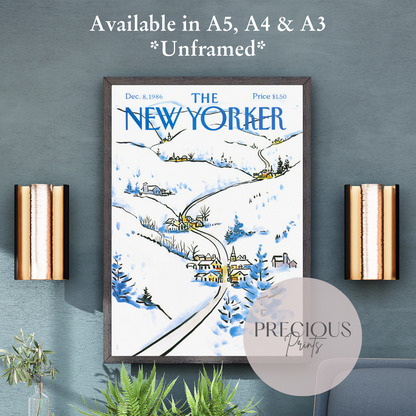 The New Yorker 8 December 1986 Wall Art Print / Artist Arthur Getz