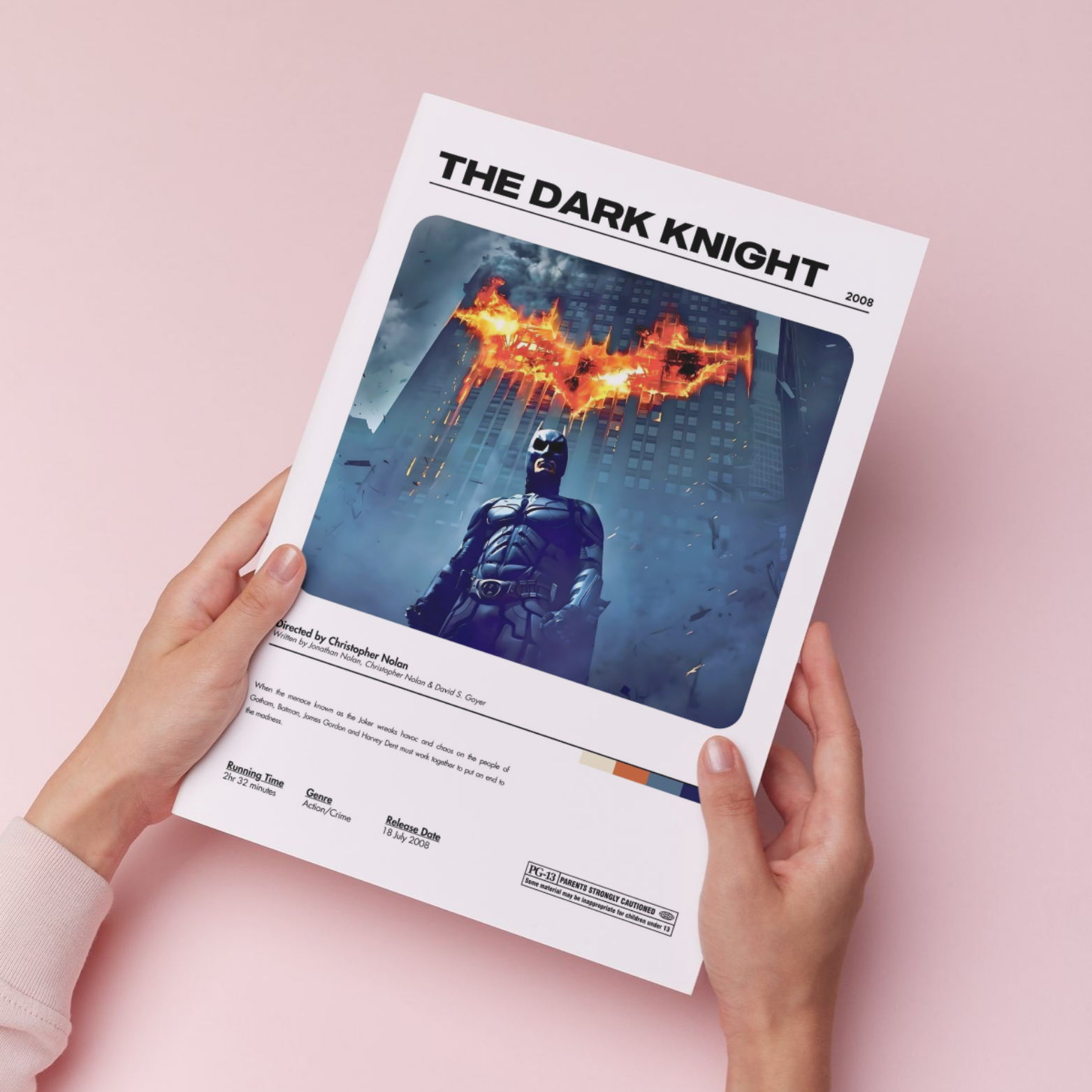 The Dark Knight Movie Poster A5 A4 A3 Unframed High Gloss Print