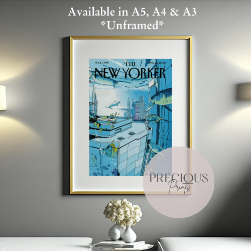 The New Yorker 25 April 2005 Poster Unframed Print A5 A4 A3 Unframed Wall art