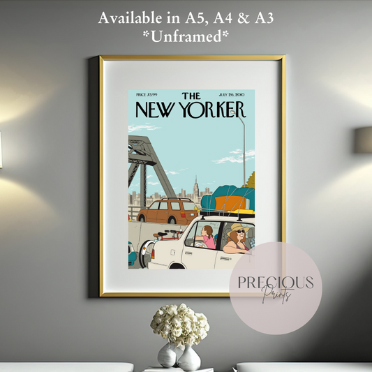 The New Yorker 26 July 2010 Wall Art Print / Artist Adrian Tomine