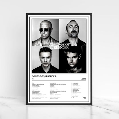 U2 Album Poster Full Collection A5 A4 A3 Unframed