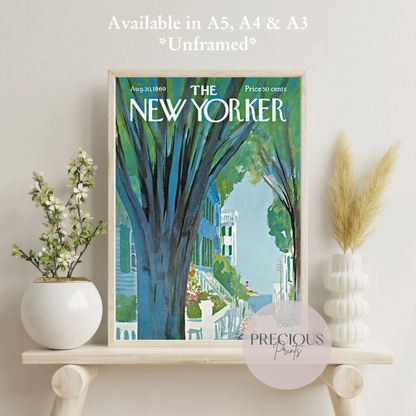 The New Yorker 30 August 1969 Wall Art Print / Artist Arthur Getz