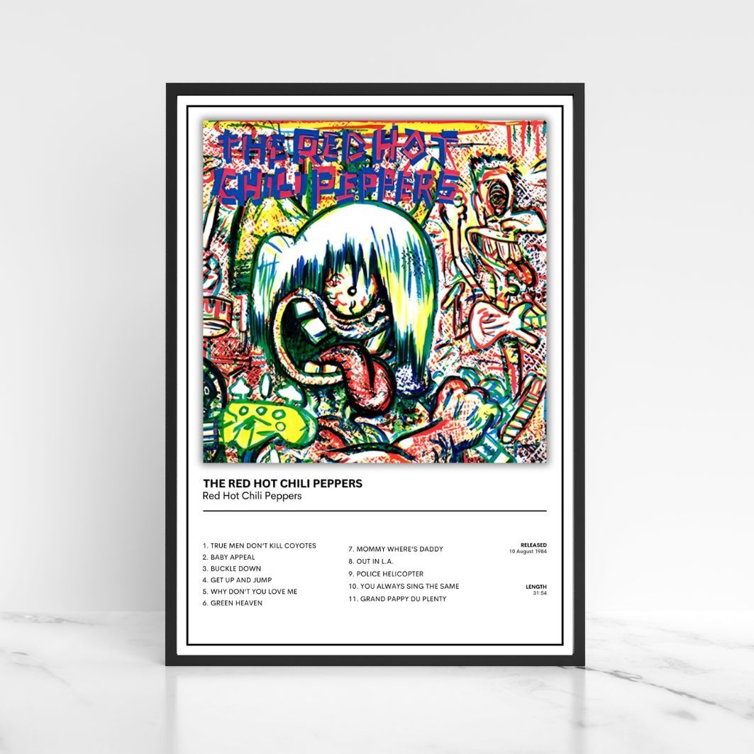 Red Hot Chilli Peppers Full Collection of Album Cover Posters A5 A4 A3