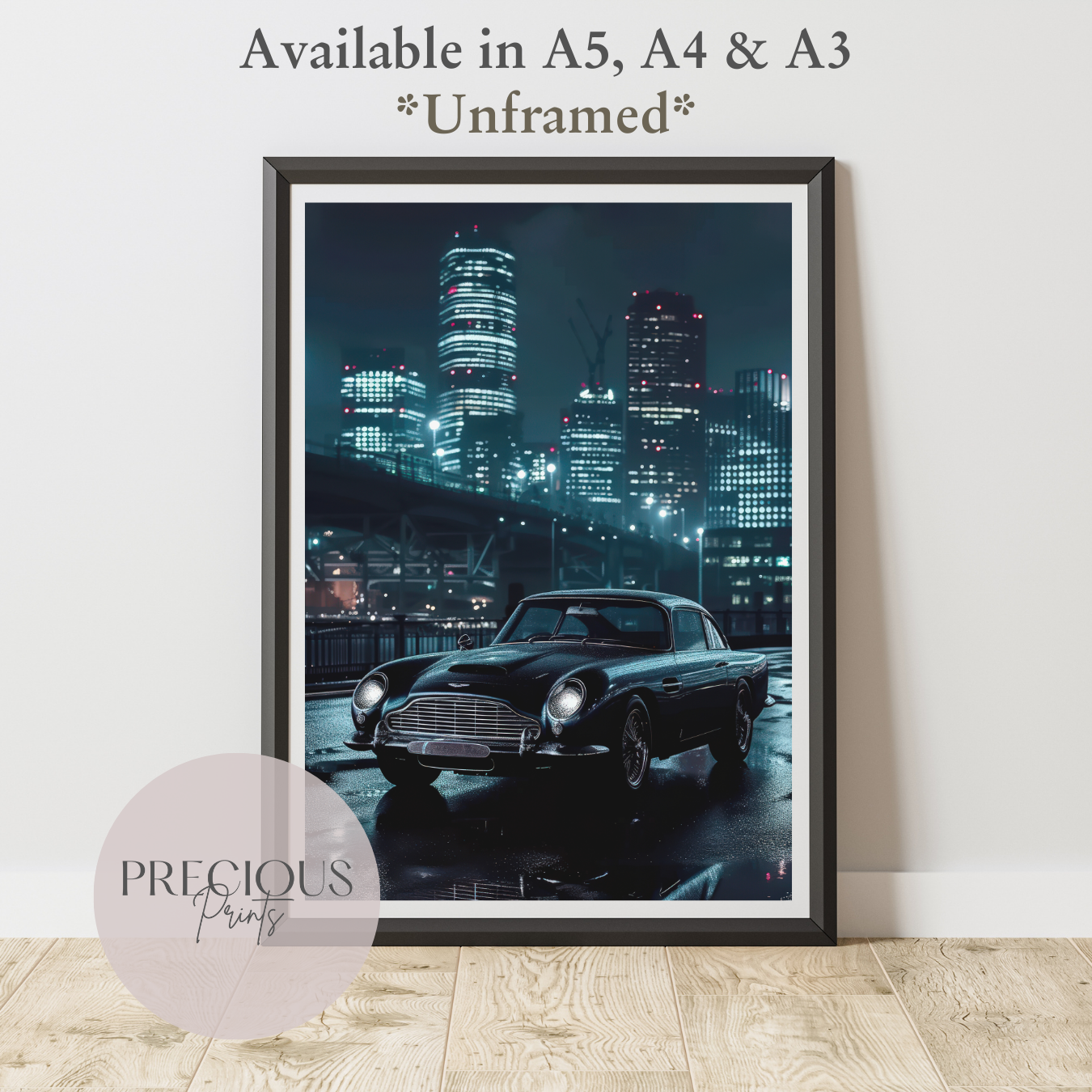 1969 Aston Martin Db6 Vintage Wall Art Print Poster / A5 A4 A3 Unframed
