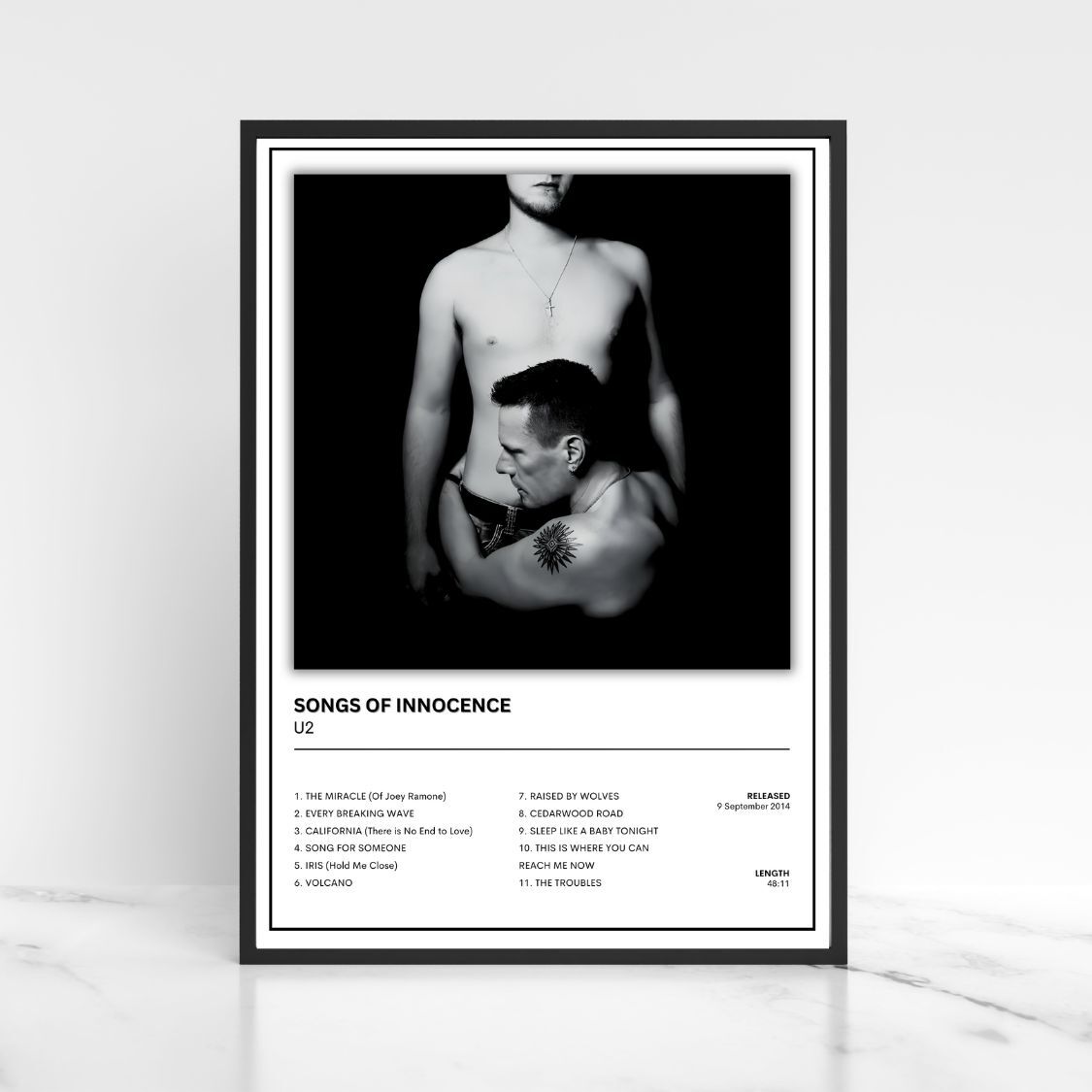 U2 Album Poster Full Collection A5 A4 A3 Unframed