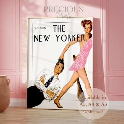 The New Yorker Print 20 September 1982 / Preppy Wall Art / Trendy Poster Glossy