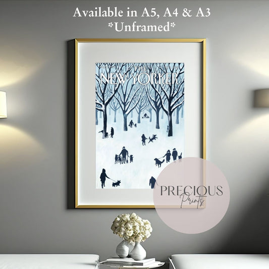 The New Yorker Poster Feb 9 2015 Vintage Classic Wall Art Unframed Mark Ulriksen