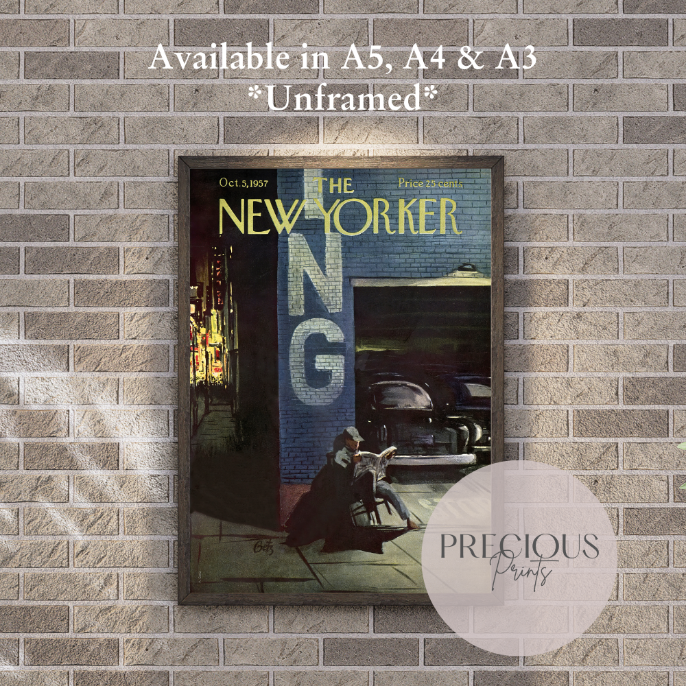 The New Yorker 5 October 1957 Wall Art Print / Artist Arthur Getz