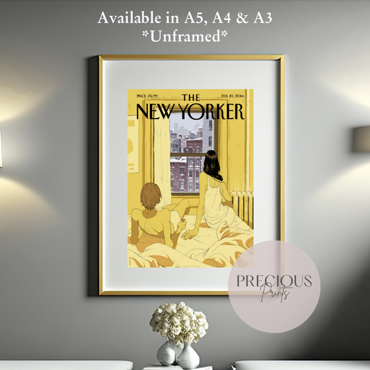 The New Yorker 10 February 2014 Vintage Classic Wall Art Unframed Tomer Hanuka