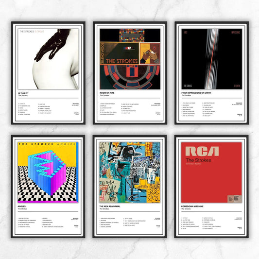 The Strokes Music Album Poster / A5 A4 A3 Unframed The Full Collection
