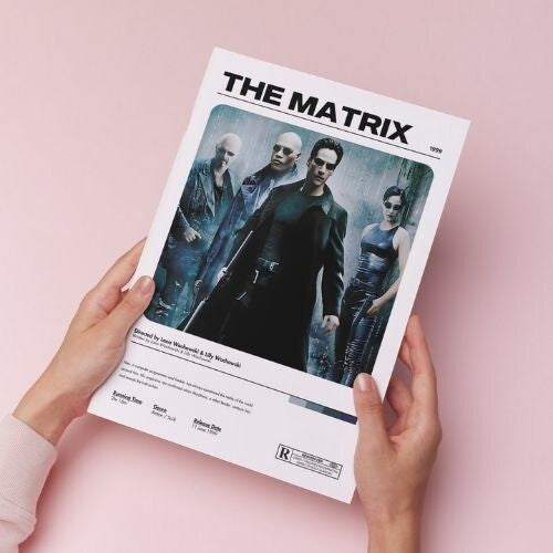 The Matrix Movie Poster A5 A4 A3 Unframed High Gloss Print
