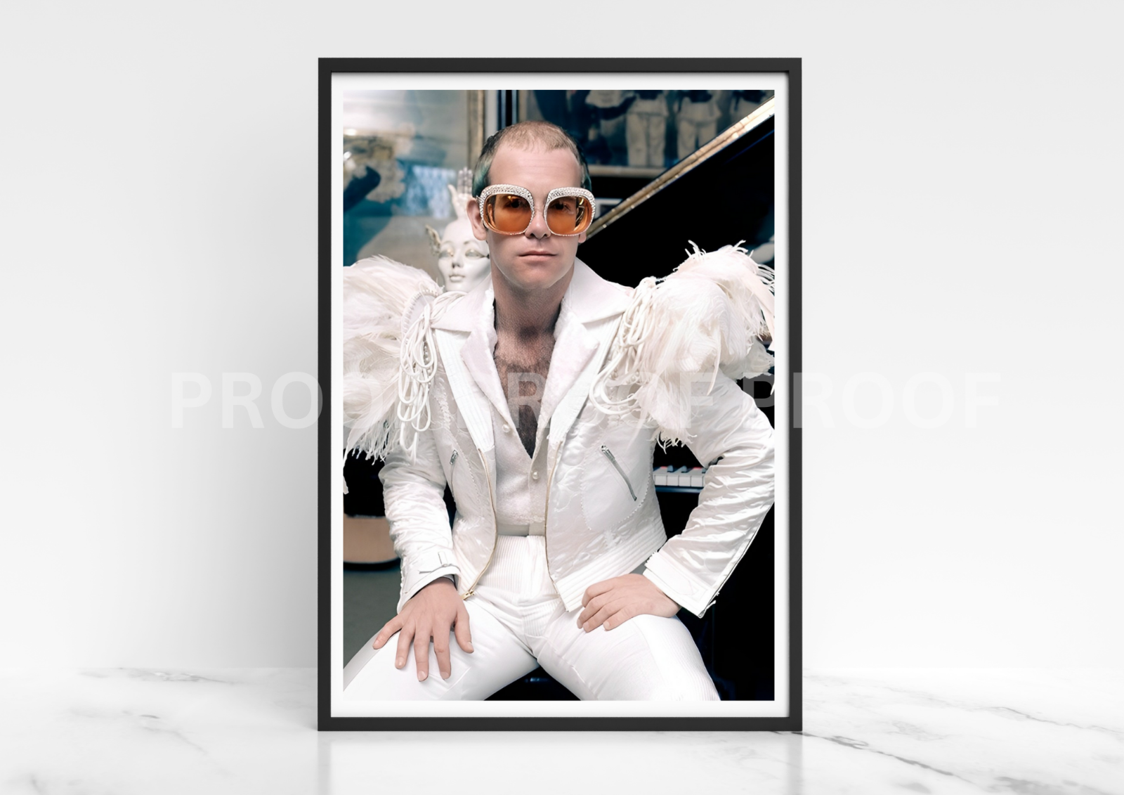 Elton John Poster / Music Legends / Music Poster Gift