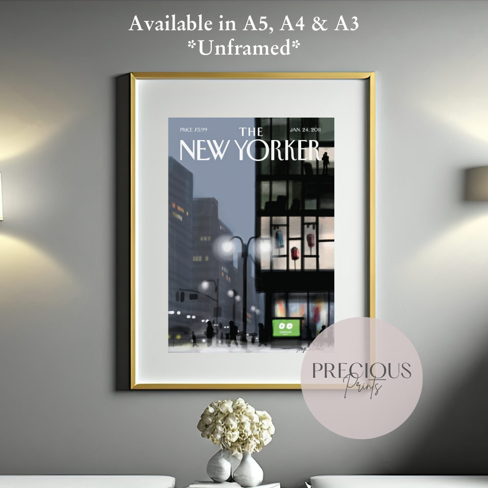 The New Yorker 24 January 2011 Print Wall Art / Jorge Colombo