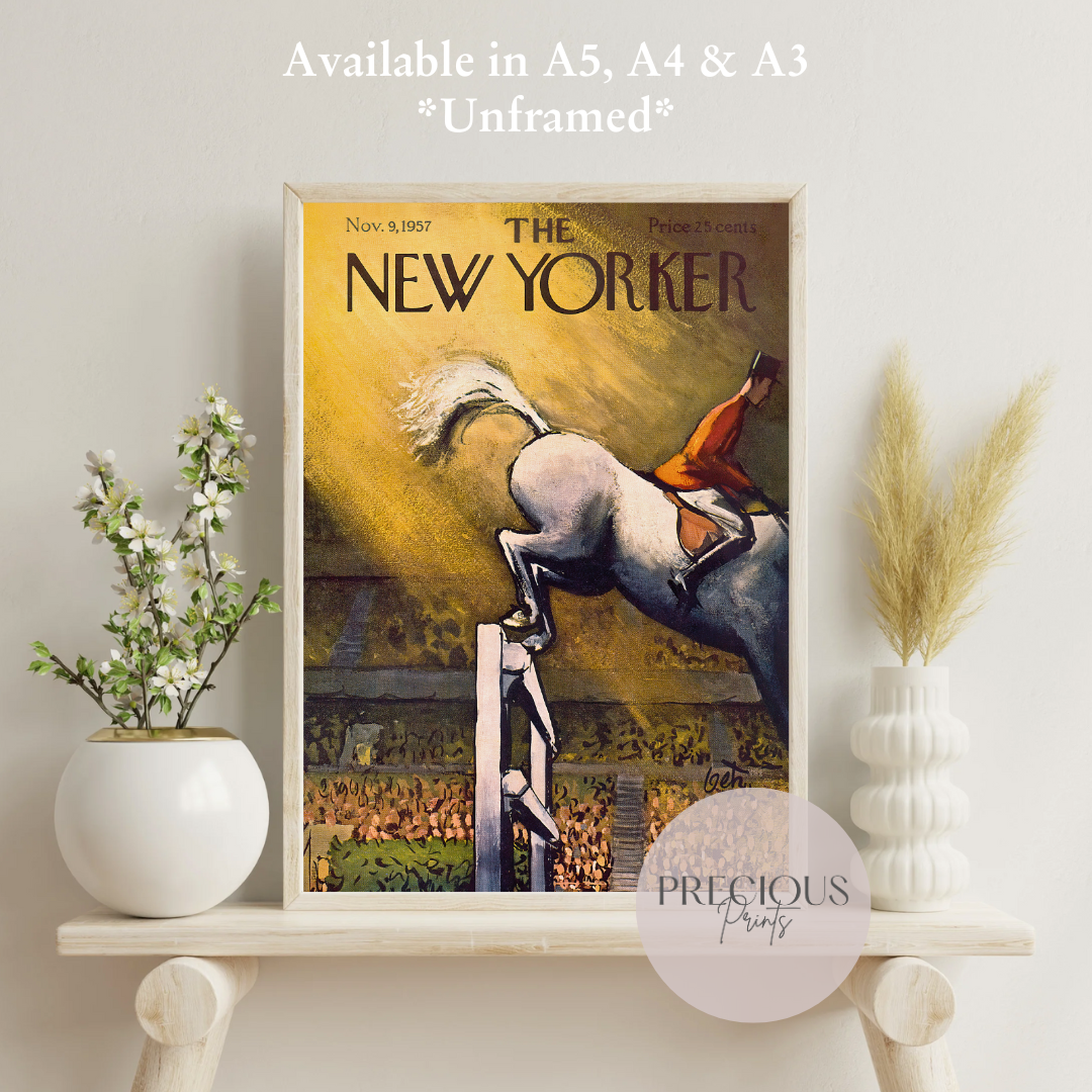 The New Yorker 9 November 1957 Wall Art Print / Artist Arthur Getz