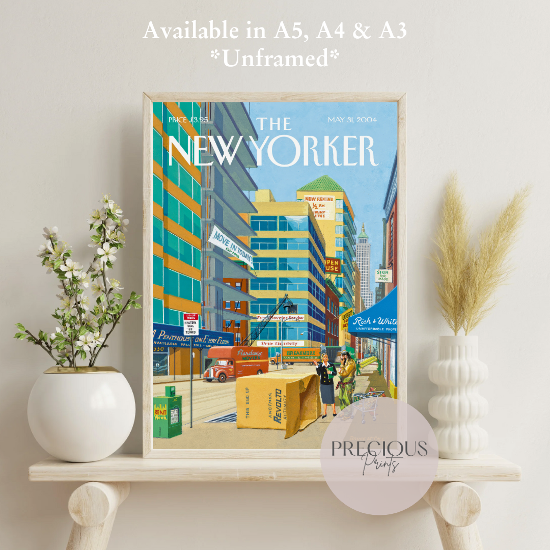 The New Yorker 31 May 2004 Vintage Classic Wall Art Unframed Bruce McCall