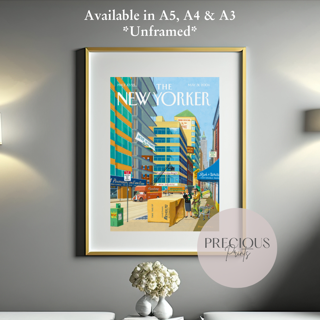 The New Yorker 31 May 2004 Vintage Classic Wall Art Unframed Bruce McCall