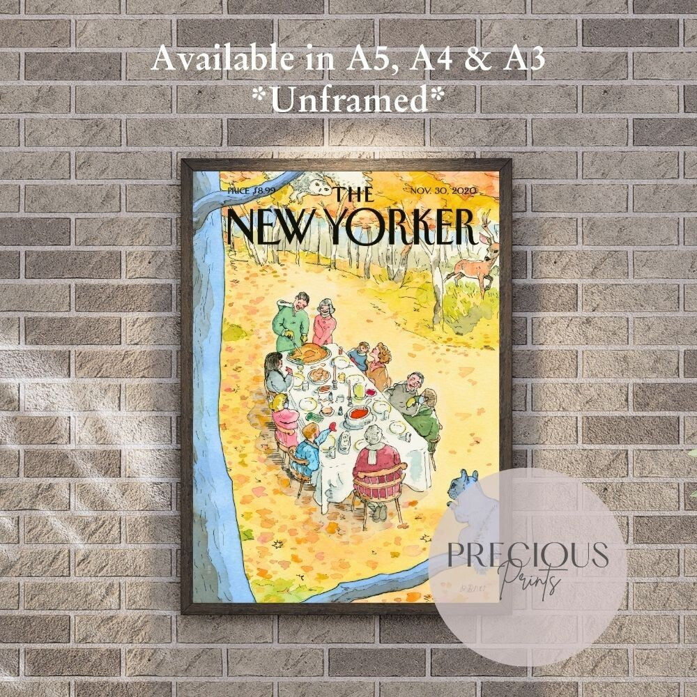 The New Yorker 30 November 2020 Wall Art Print  / A5 A4 A3 / Unframed