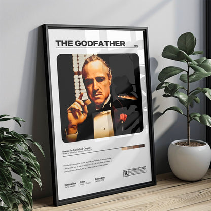 The Godfather 1972 Movie Poster A5 A4 A3 Unframed High Gloss Print
