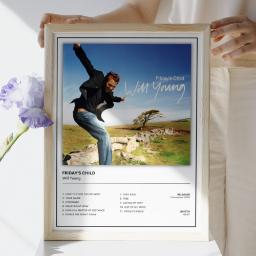 Will Young - Friday's Child Album Cover Music Poster /  A5 A4 A3