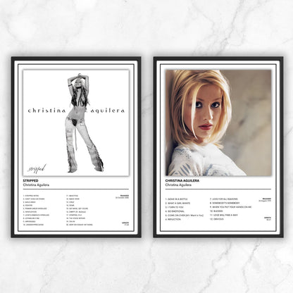 Christina Aguilera Music Album Cover Poster A3 A4 A5