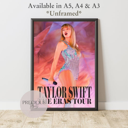 Taylor Swift The Eras Tour Movie Music Poster A5 A4 A3 Fast Free Delivery