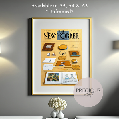 The New Yorker 5 January 1976 Print Vintage Wall Art Saul Steinberg