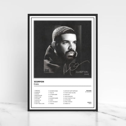 Drake Full Collection Of Album Poster - Unframed - A5 A4 A3