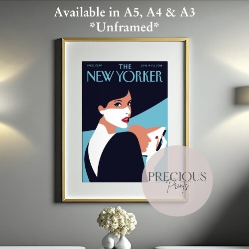 The New Yorker Poster 2016 Vintage Classic Wall Art Unframed Fast Free Delivery