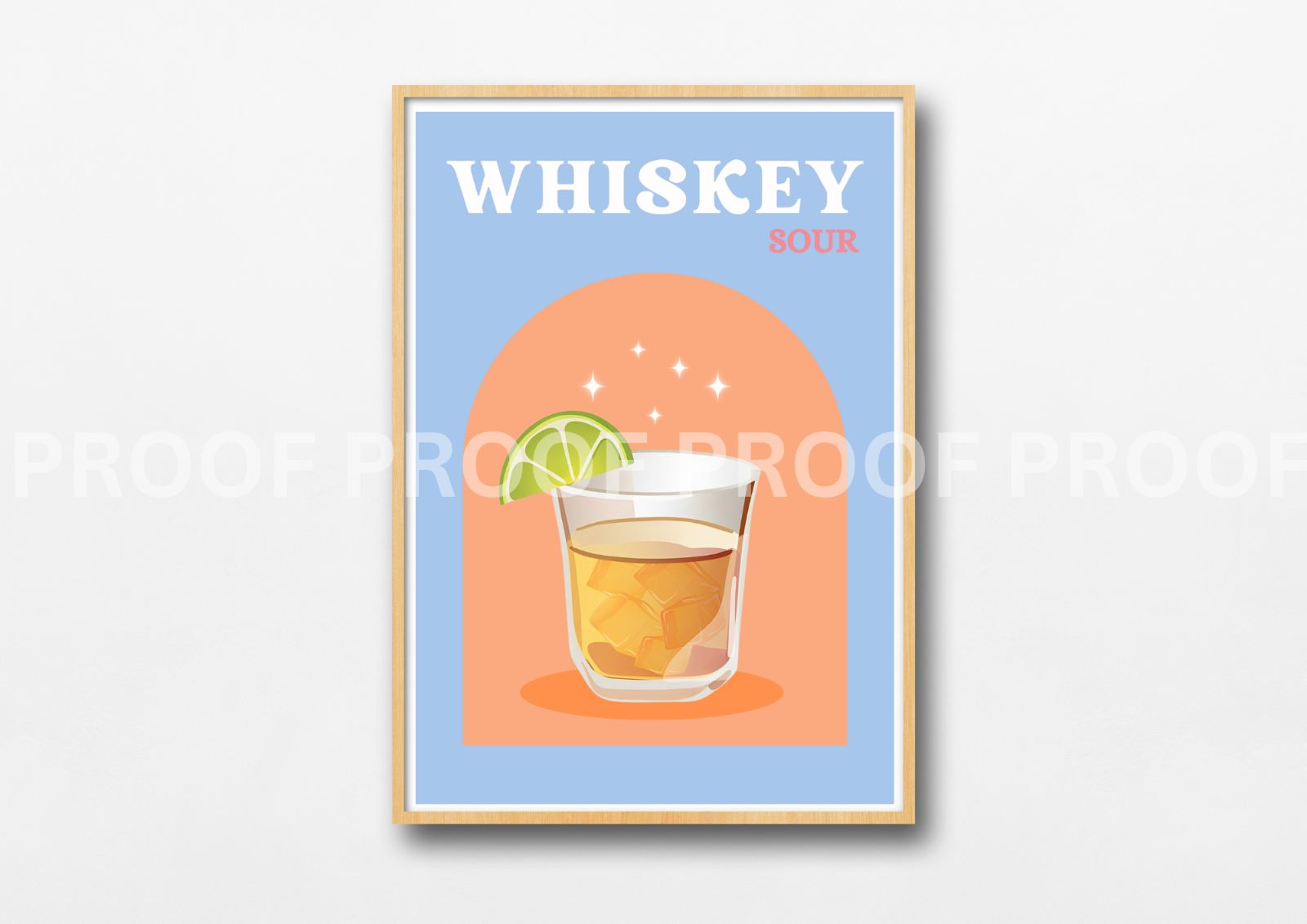 Colourful Cocktail Posters / Preppy Wall Art / A5 A4 A3 Unframed