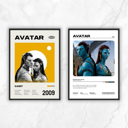 Avatar 2009 Minimalist Art Movie Poster Print Unframed A5 A4 A3