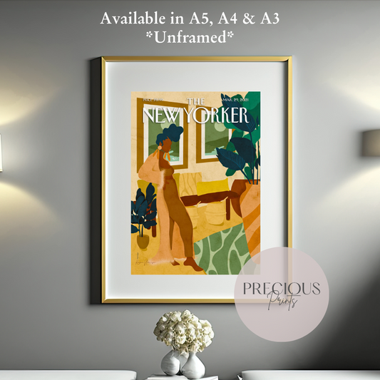 The New Yorker 29 March 2021 Print Vintage Wall Art /  Reyna Noriega