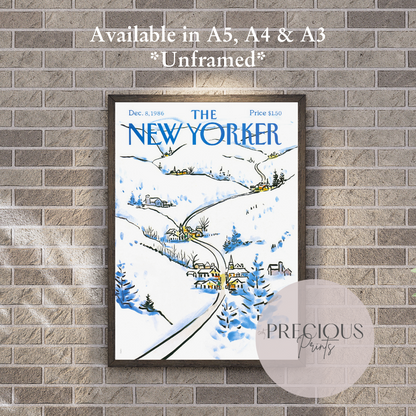 The New Yorker 8 December 1986 Wall Art Print / Artist Arthur Getz