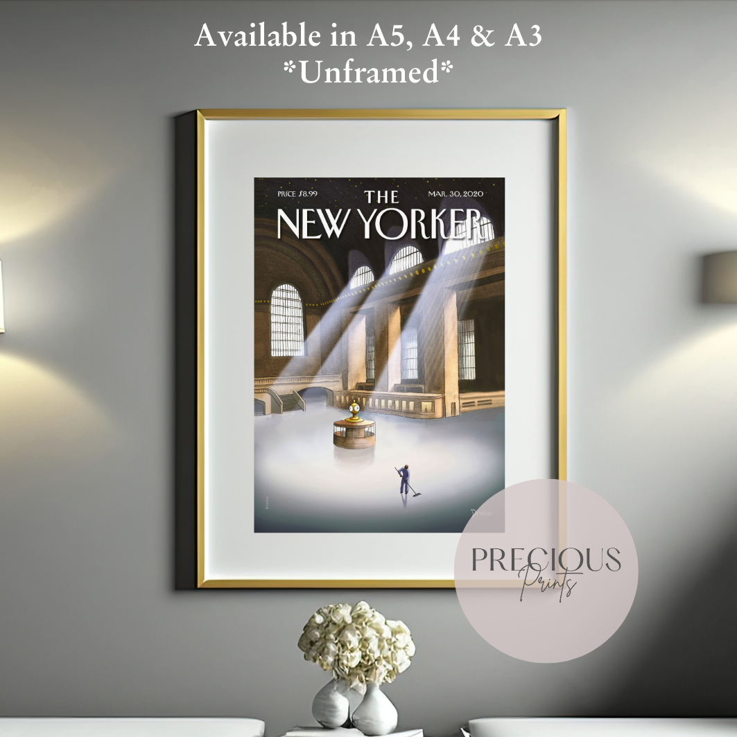 The New Yorker 30 March 2020 Print / Vintage Wall Art / Eric Drooker