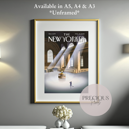 The New Yorker 30 March 2020 Print / Vintage Wall Art / Eric Drooker