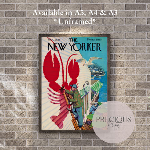 The New Yorker 22 March 1958 Wall Art Print / Artist Arthur Getz