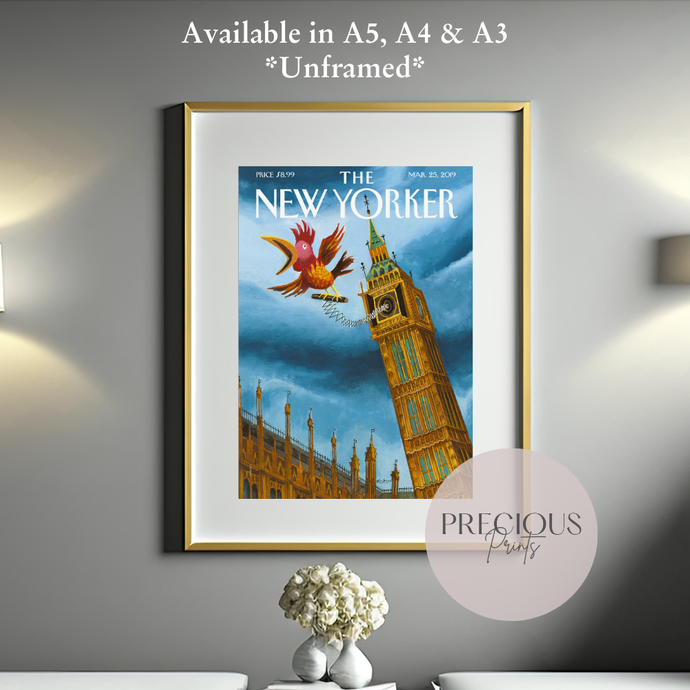 The New Yorker 25 March 2019 Vintage Classic Wall Art Unframed Mark Ulriksen