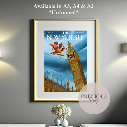 The New Yorker 25 March 2019 Vintage Classic Wall Art Unframed Mark Ulriksen