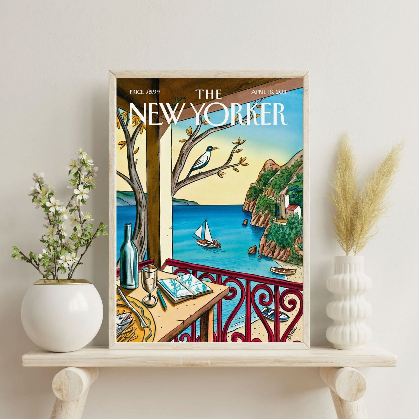 The New Yorker April 18 2011 Print Wall Art Unframed / High Gloss Poster