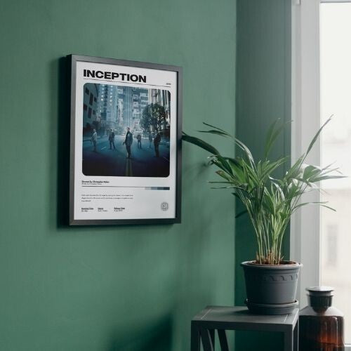 Inception Movie Poster A5 A4 A3 Unframed High Gloss Print