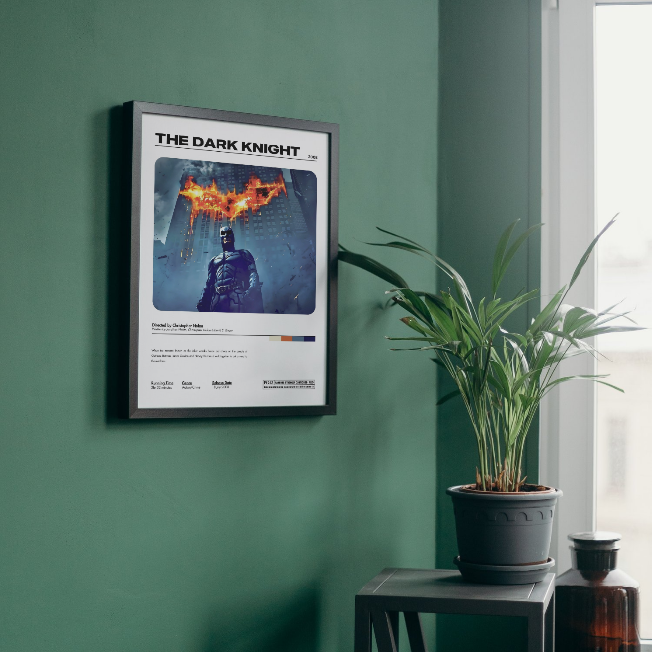 The Dark Knight Movie Poster A5 A4 A3 Unframed High Gloss Print