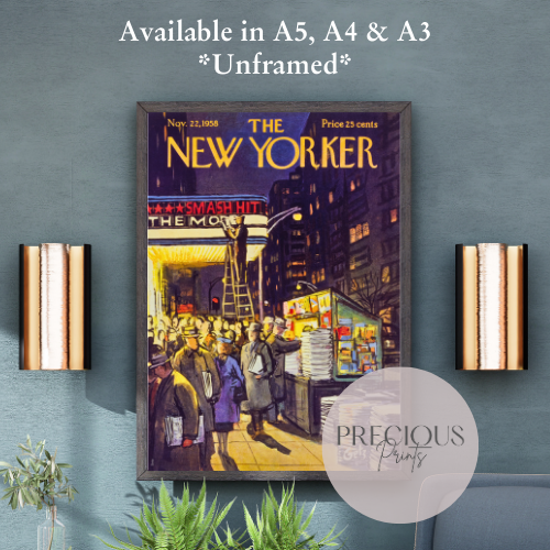 The New Yorker 22 November 1958 Wall Art Print / Artist Arthur Getz