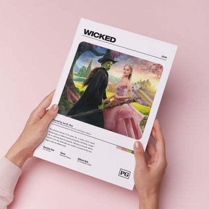 Wicked Movie Poster 2024 Unframed A5 A4 A3