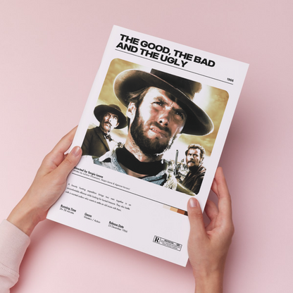 The Good The Bad & The Ugly Movie Poster A5 A4 A3 Unframed High Gloss Print