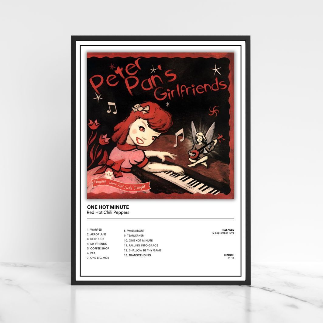 Red Hot Chilli Peppers Full Collection of Album Cover Posters A5 A4 A3