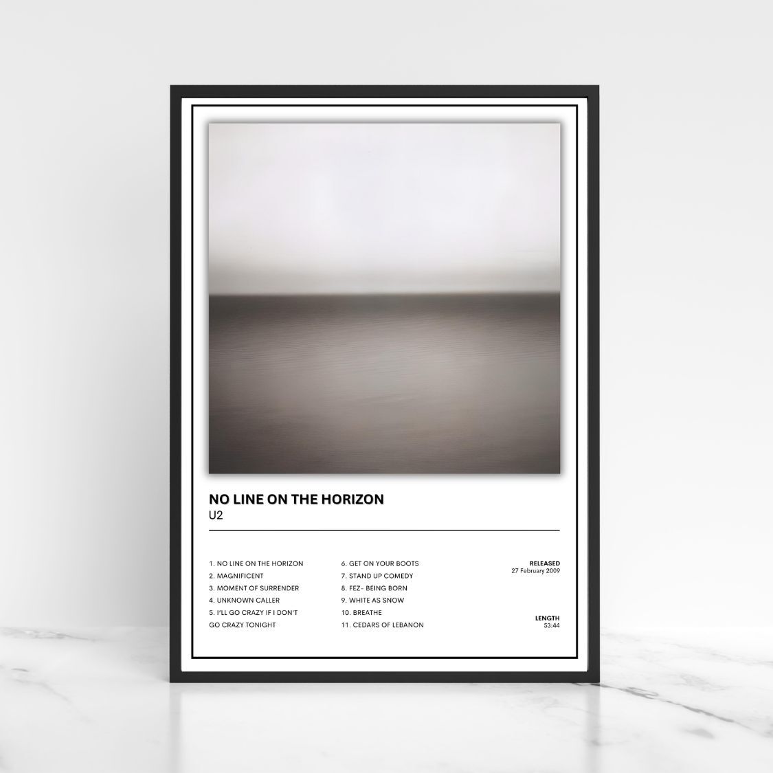 U2 Album Poster Full Collection A5 A4 A3 Unframed