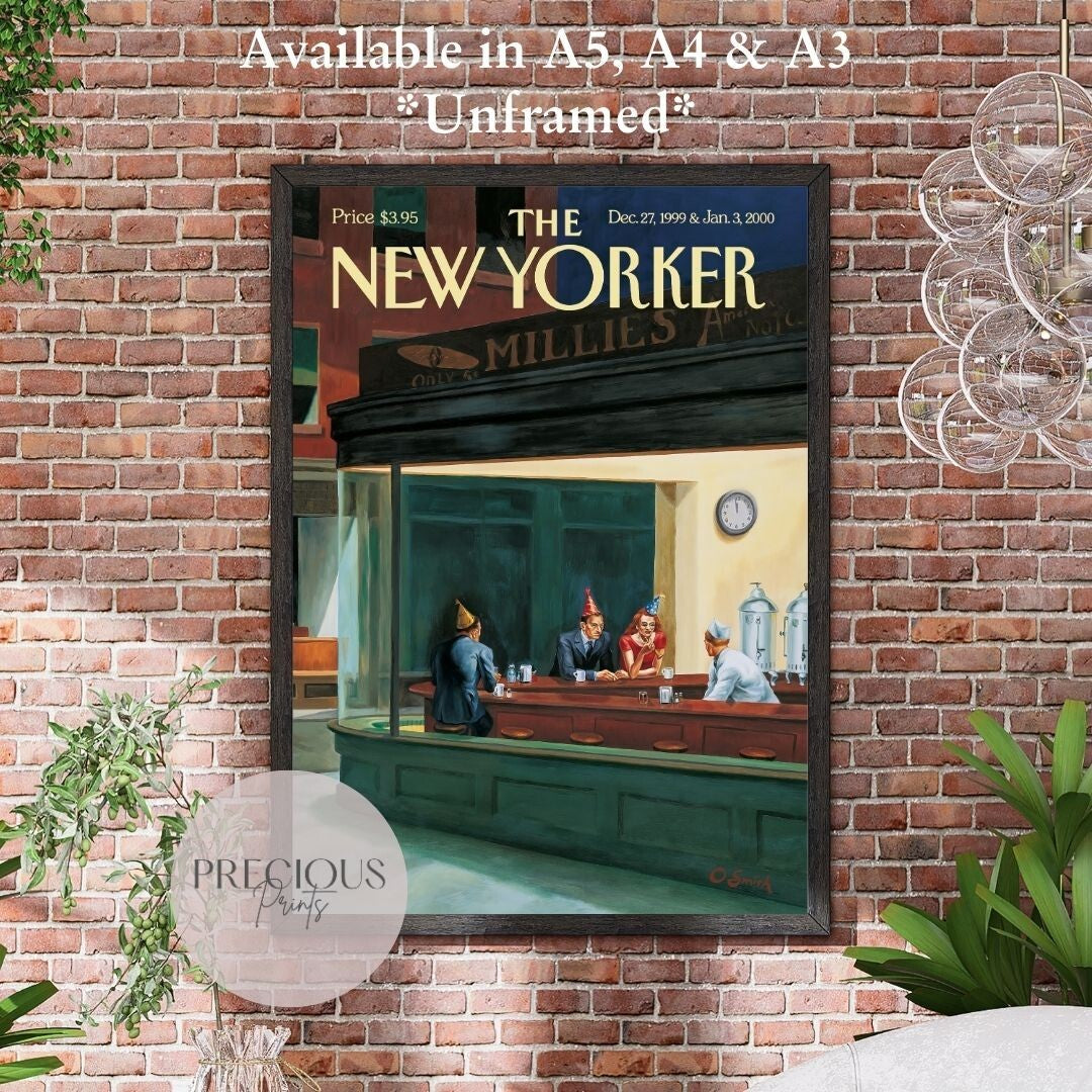 The New Yorker Poster 1999 Vintage Classic Wall Art Unframed Fast Free Delivery