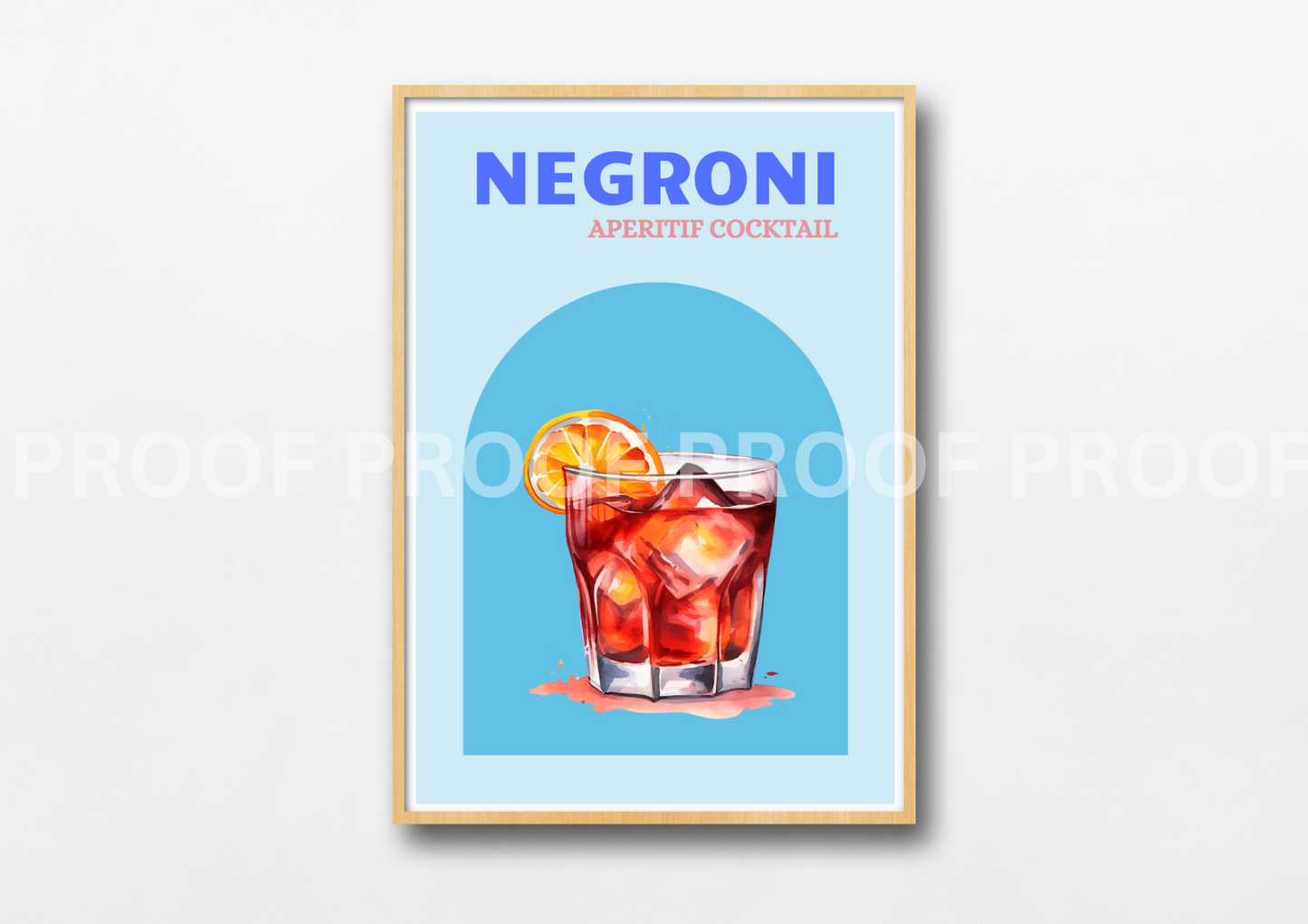 Colourful Cocktail Posters / Preppy Wall Art / A5 A4 A3 Unframed